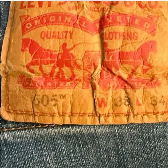 Men’s Levi's 505 Stretch Jeans 38x32* - Picture 4 of 7
